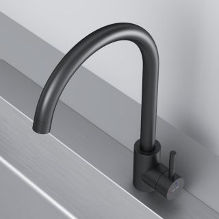 Смеситель для кухни Am.Pm X-Joy S F85B07122 чёрный